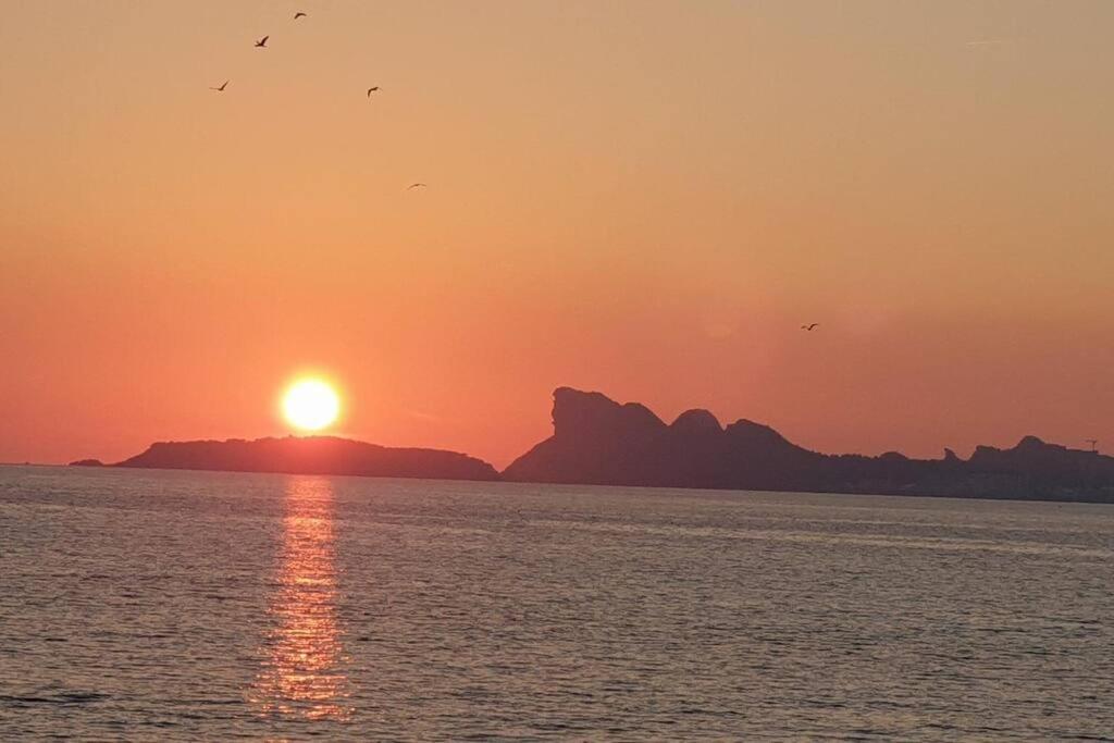 Studio Vue Mer Terrasse La Ciotat Dış mekan fotoğraf